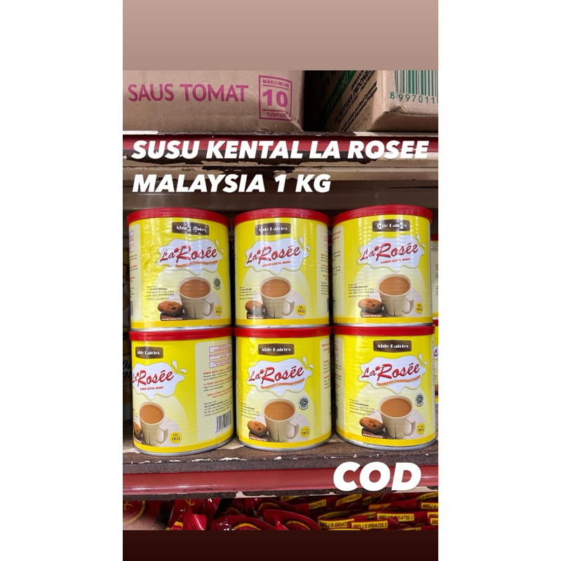 

SUSU KENTAL MANIS LA ROSEE 1 KG MALAYSIA - SUSU KENTAL MALAYSIA