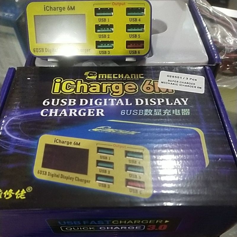 icharger digital display 6 USB schematic cek Amper hp charger sekema Mechanic 6m