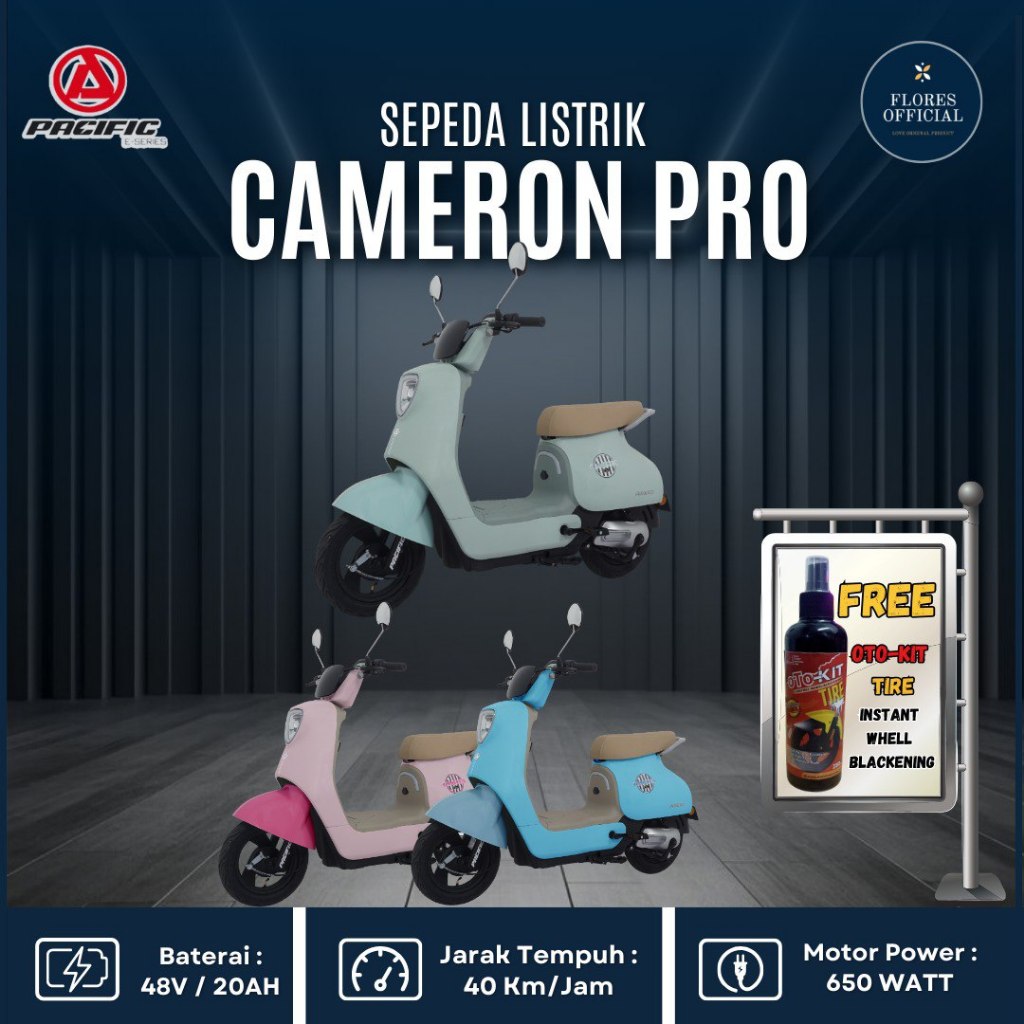 SEPEDA LISTRIK PACIFIC CAMERON PRO