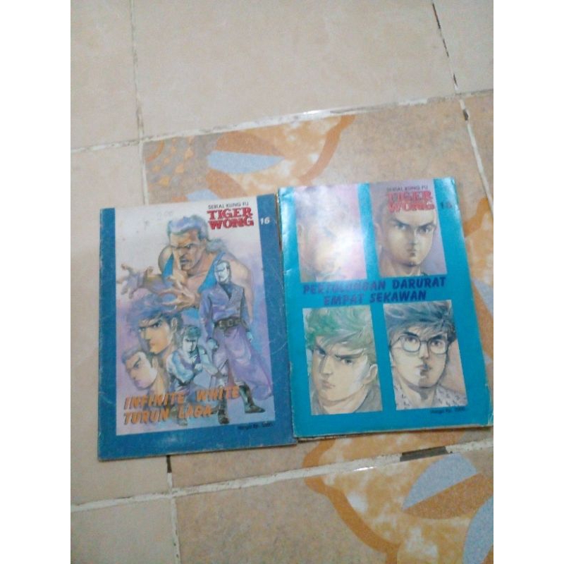 komik TIGER WONG jual cabutan no 16 dan 18   r