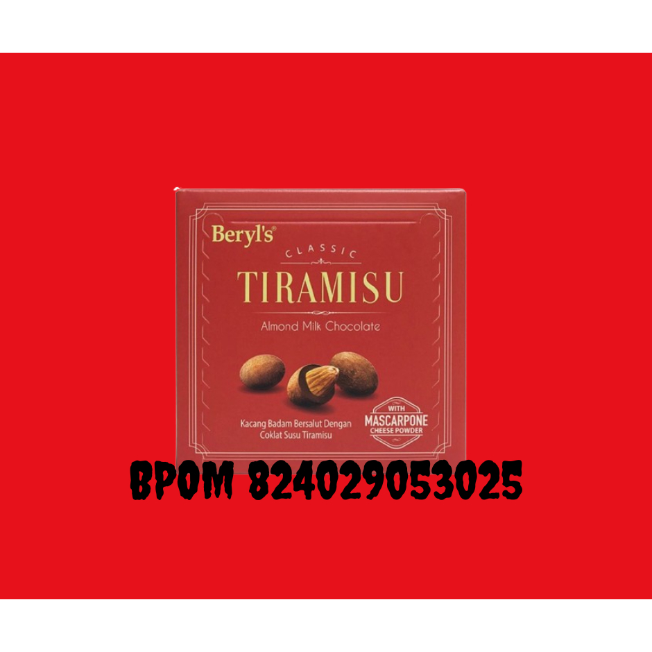 

RB [READY BPOM 65G] BERYL'S TIRAMISU ALMOND MILK/WHITE/GREENTEA CHOCOLATE