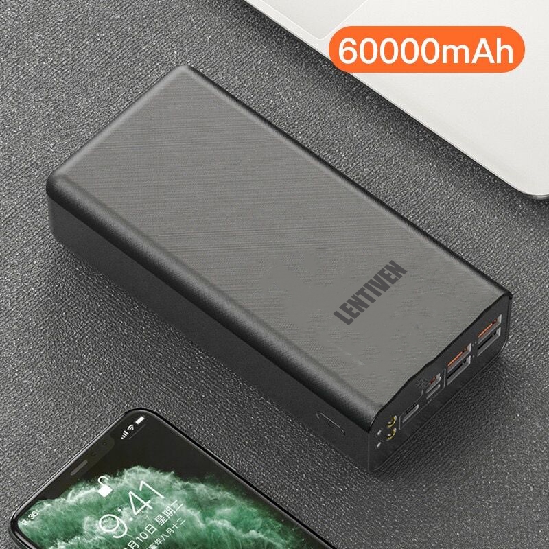 Puning Lentiven Powerbank 60000Mah 4 Usb Fast Charging