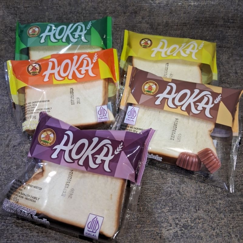 

AOKA roti panggang|aoka roti gulung mix rasa ( 5 pcs )