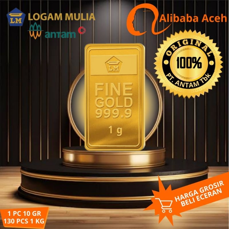 Logam Mulia Antam 1gr Emas Antam 1Gr Emas Murni Antam 99.99% Antam 1gr Gold Antam 1Gr