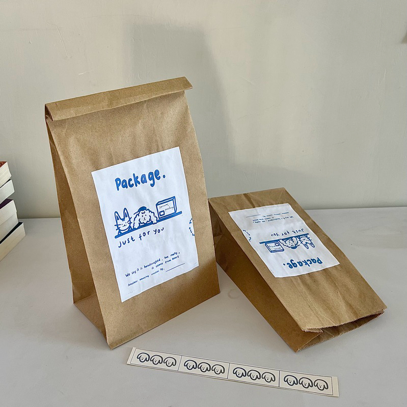 

Packaging Aesthetic Lucu Korea - Package Bungkus Kado Paket Amplop vintage Paper bag standing craft lucu gemas