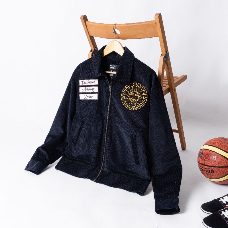 Work Jacket Corduroy Blackseven - Zodiak Navy
