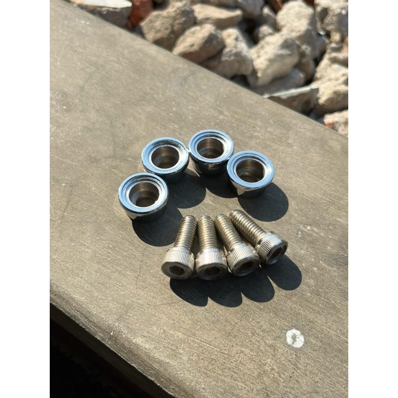 BOSING BAUT RING MANISAN POSTEP FOOTSTEP CB150R CBR K15 K45 CBR 500 CB 650 STAINLESS BAUT L RING MAN