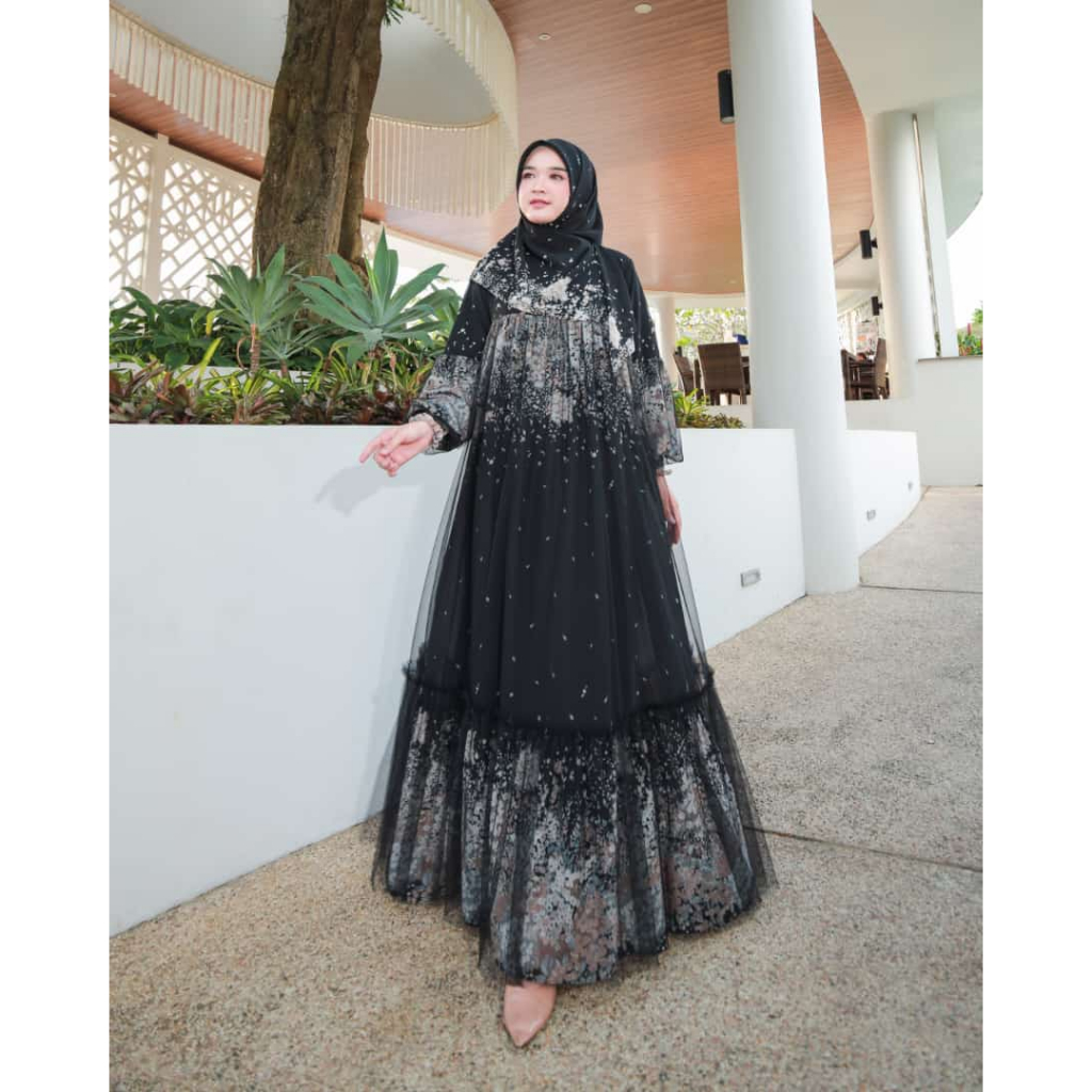 Inara Set Series Original By Avrilia Hijab / Gamis Kekinian / Gamis Mewah / Gamis Cantik