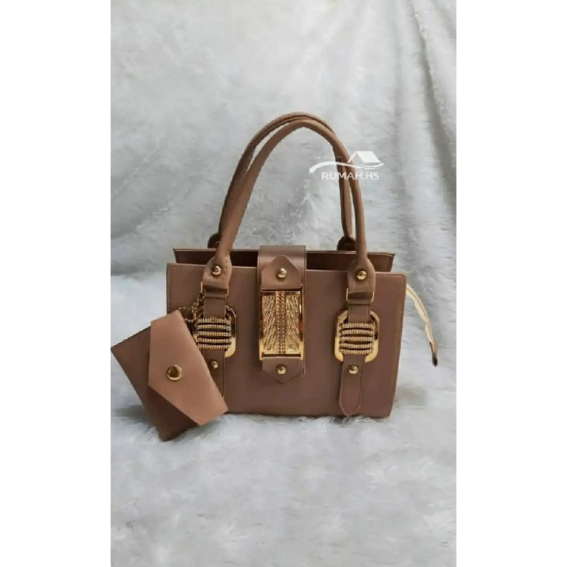 New  Tas selempang dan jinjing wanita tas kondangan tas pesta free gantungan dompet mini