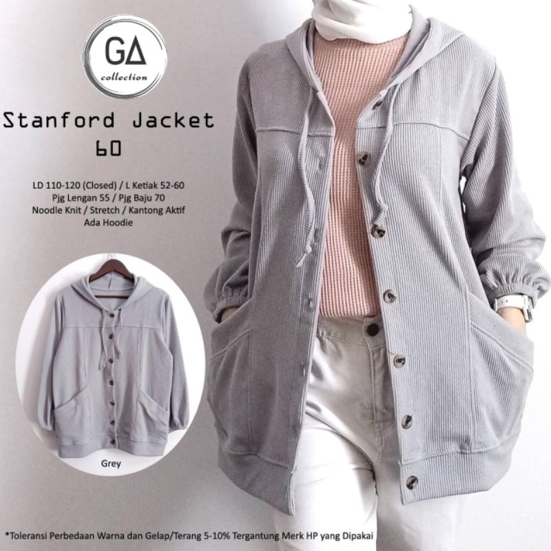 JAKET WANITA JUMBO/STANFORD JAKET 60/JAKET WANITA NOODLE KNIT STREET JUMBO LD 120 CM FIT XXL