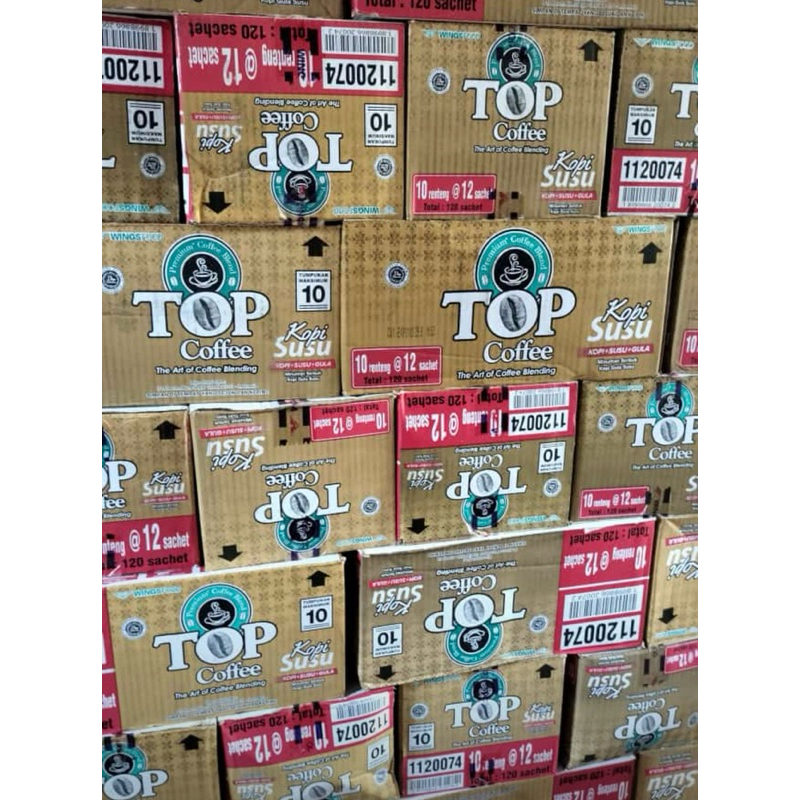 

( KARTON ) TOP COFFE SUSU / TOP KOPI SUSU 10renteng