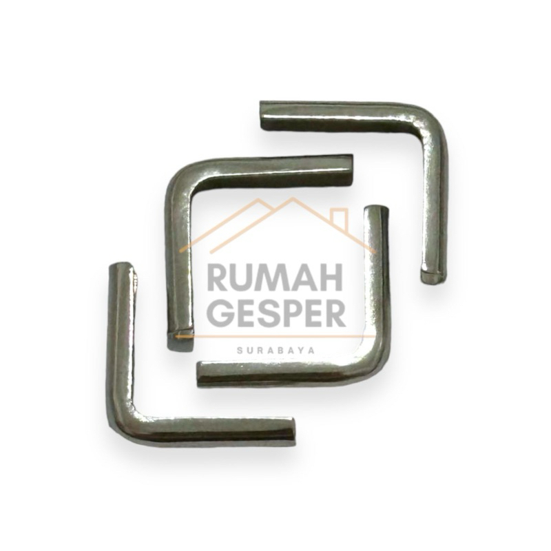 (144 PCS) SIKU LIDI KECIL SIKU BUKU YASIN SUDUT SILVER NICKEL NIKEL