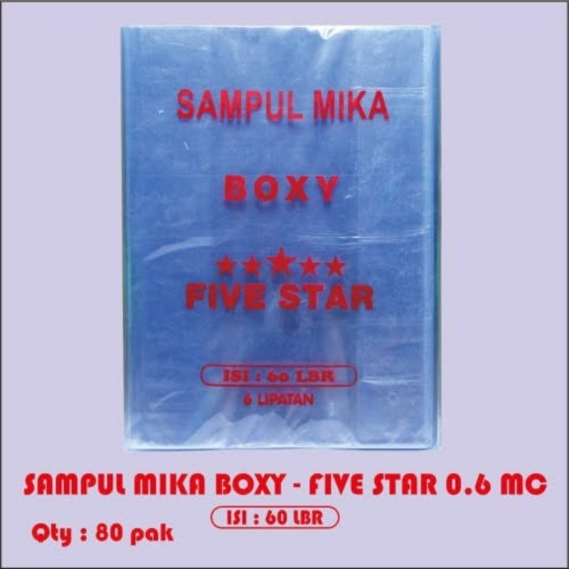 

[1 PACK ISI 60 LBR ] SAMPUL BUKU BOXY 0.7 MICRON