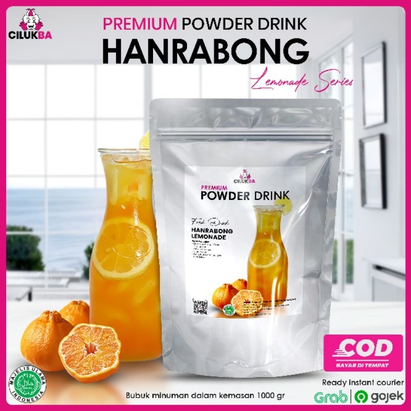 

Cilukba Bubuk Minuman Premium Rasa Hanrabong Lemonade 1 kg / Premium Powder Drink