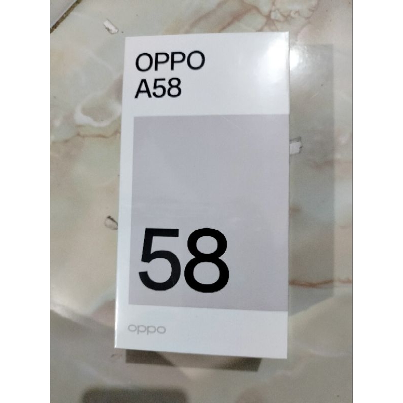 OPPO A58 8/128 GB BARU ORIGINAL SEGEL GARANSI RESMI OPPO 1 THN