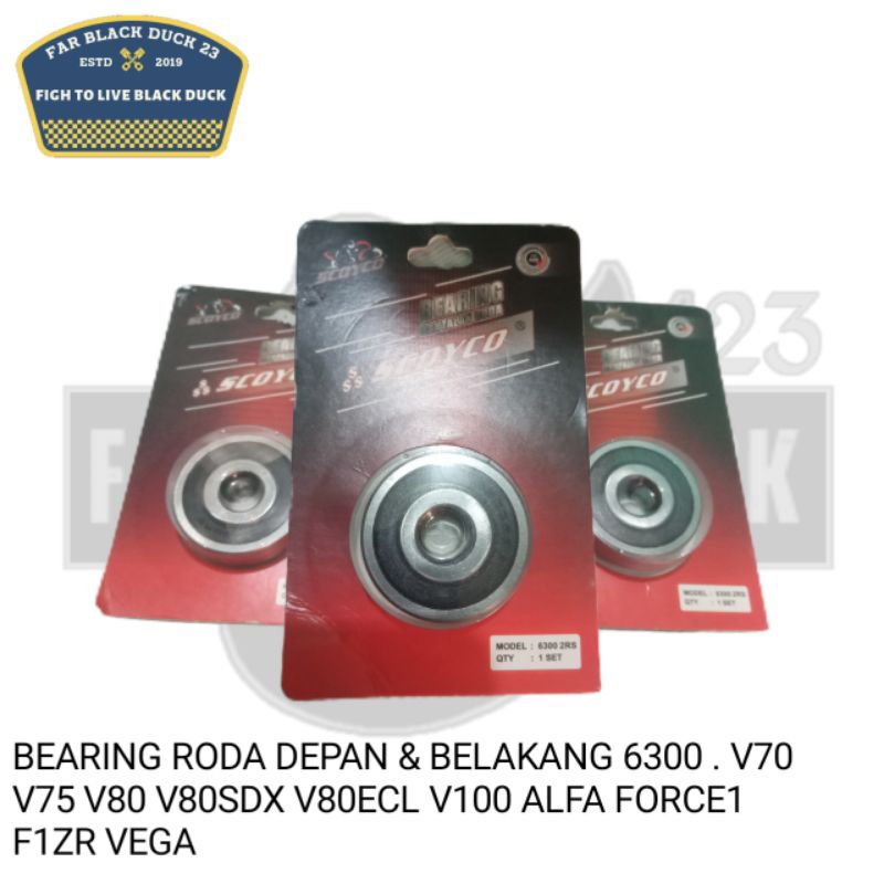 BEARING DEPAN & BELAKANG FORYAMAHA V70 V75 V80 V80SDX V80ECL V100 ALFA