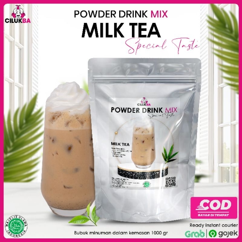 

Cilukba Bubuk Minuman Instan Rasa Milk Tea 1kg / Powder Drink Mix