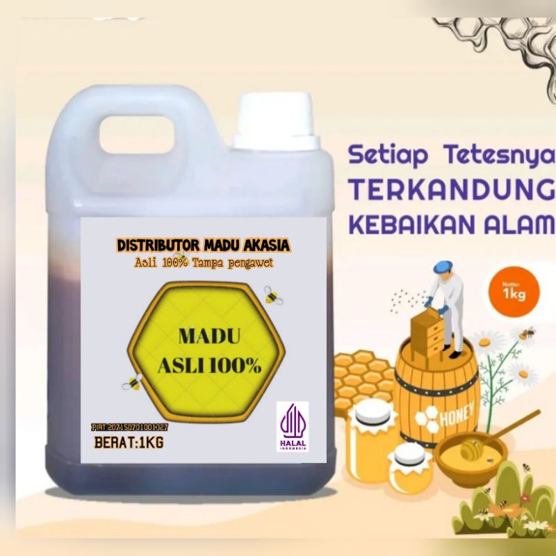 

Distributor Madu Akasia Murah dan Berkualitas Madu Nusantara Murni Asli Nektar Akasia Grade A 100% Alami Pure Raw Honey