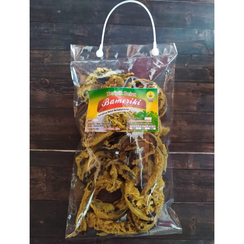 

READY STOK KERIPIK BELUT KERIPIK WELUT KERUPUK BELUT LEZAT DAN BERGIZI OLEH OLEH KHAS BLITAR