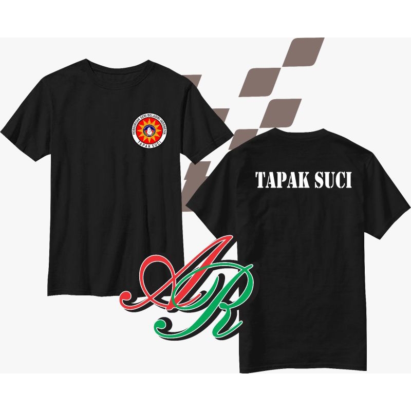 KAOS PENCAK SILAT TAPAK SUCI SABLON DEPAN BELAKANG//T-SHIRT BAJU TAPAK SUCI PERGURUAN PENCAK SILAT I