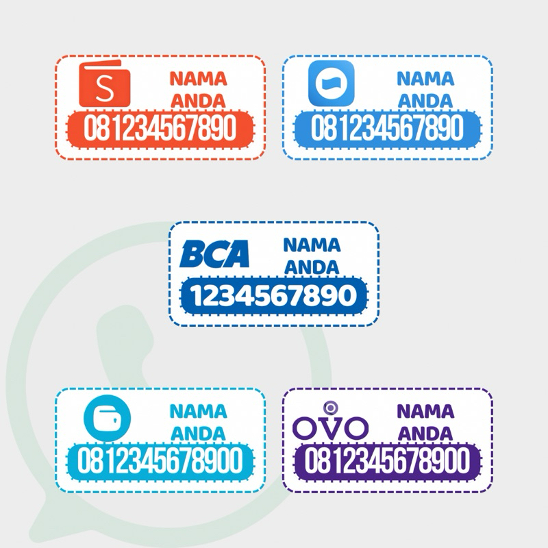 

Stiker Custom WA
