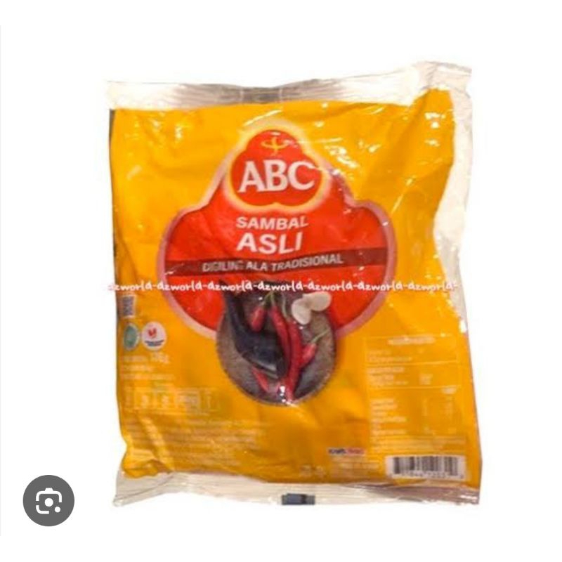 

abc sambal asli 21 sachet x 8gram