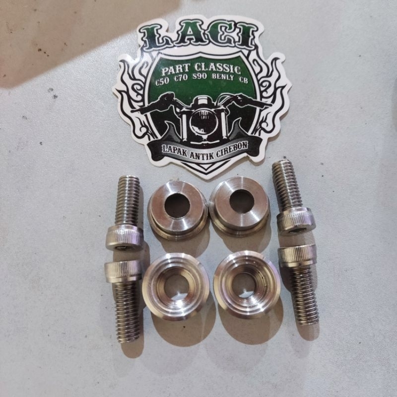 Ring Monel Manisan Pemanis Baut Foot Step Postep CBR150R CB150 CB650 K45 K15 Stainless 304
