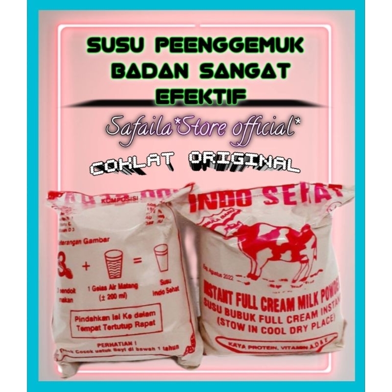 

SUSU INDO SEHAT PENGGEMUK BADAN RASA COKLAT