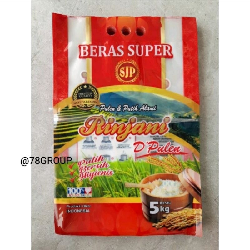 

Plastik Laminasi Beras 5kg Rinjani