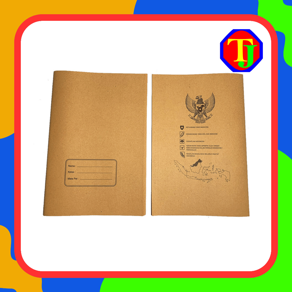 

Sampul Coklat Buku Tulis Bergambar Pancasila Qwarto (25 x 19cm)