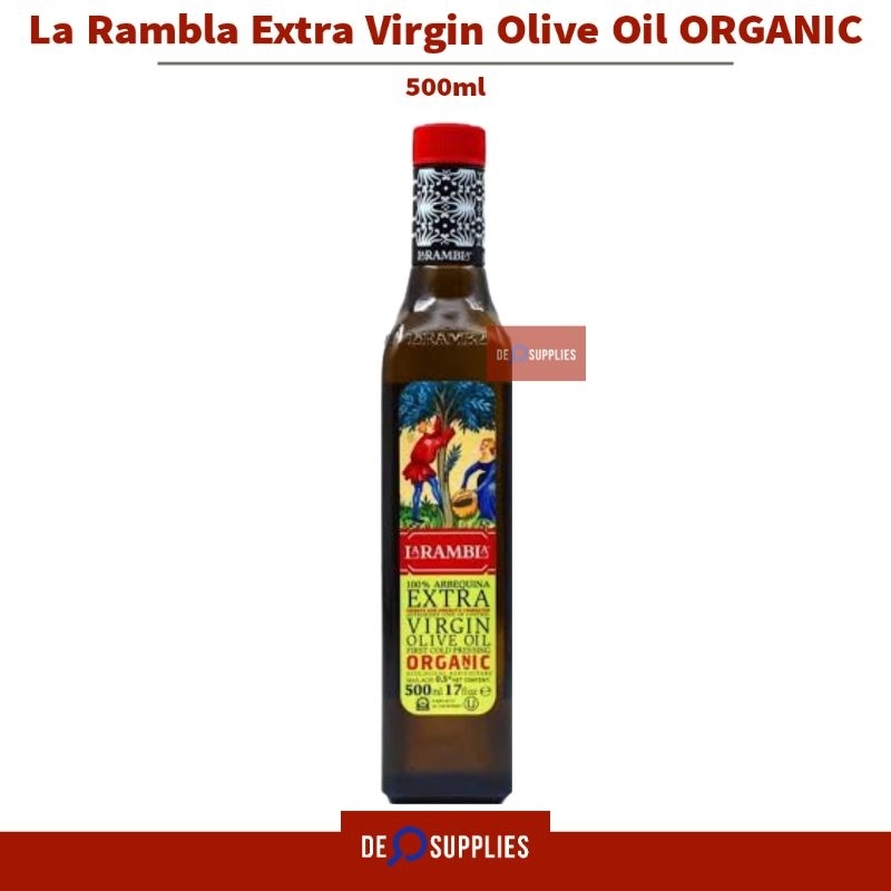 

La Rambla Extra Virgin Organic 500ml - Minyak Zaitun EVOO Olive Oil Organik Larambla Spain