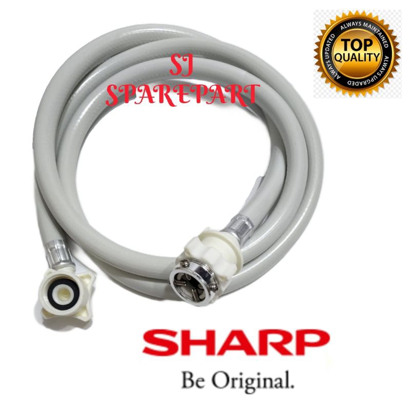 SELANG WATER INLET MESIN CUCI SHARP 1 TABUNG 3 METER
