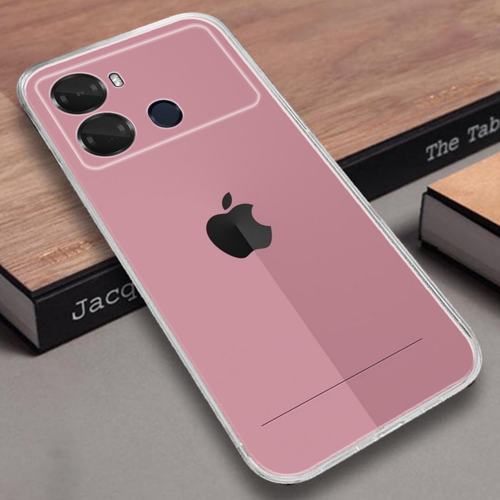 Softcase ITEL P40  - Clear Case  MOTIF  ( LG ) - Anticrack - Case Bening - Softcase Hp - Case Bening