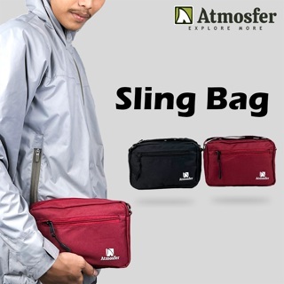 Tas Selempang Bahu Atmosfer  Pria Wanita Unisex Ringan - Sling Bag Travel Pouch