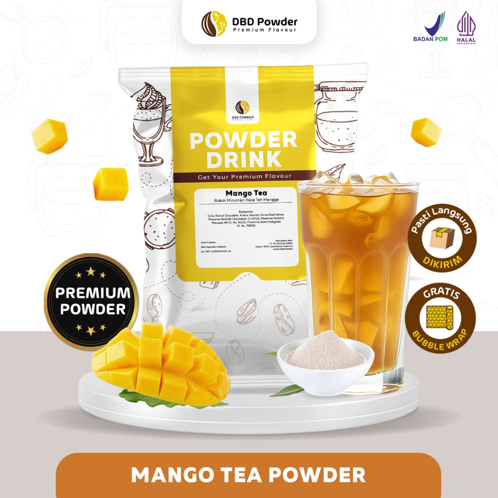 

Bubuk Minuman Teh Mangga - Powder Mango Tea