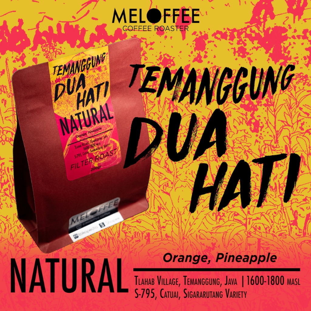 

TEMANGGUNG DUA HATI Natural - Kopi Filter Specialty - MELOFFEE Coffee Roaster