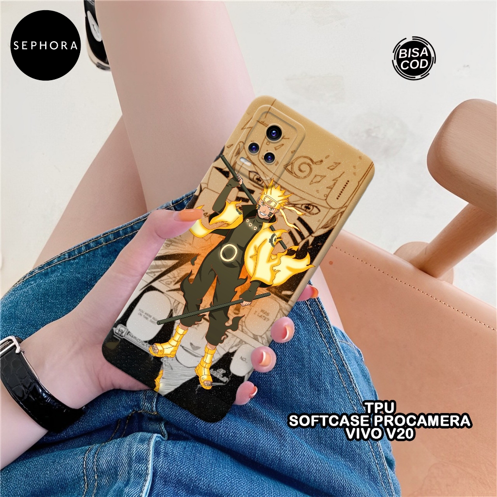 Case VIVO V20 - Sephora - Fashion Case Anime - Softcase VIVO V20 - Case Pro Camera - Casing VIVO V20