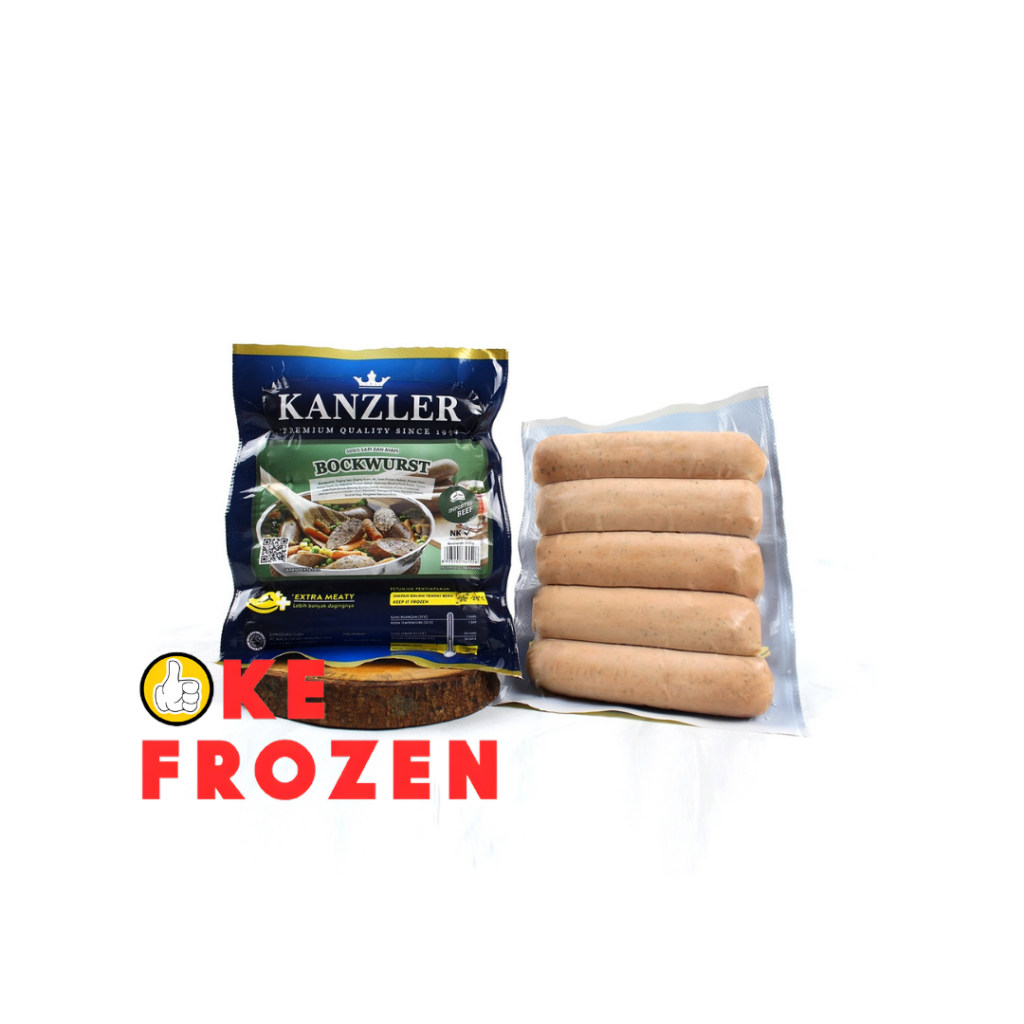 

KANZLER BOCKWURST 360GR ISI 5 SOSIS SAPI DAN AYAM
