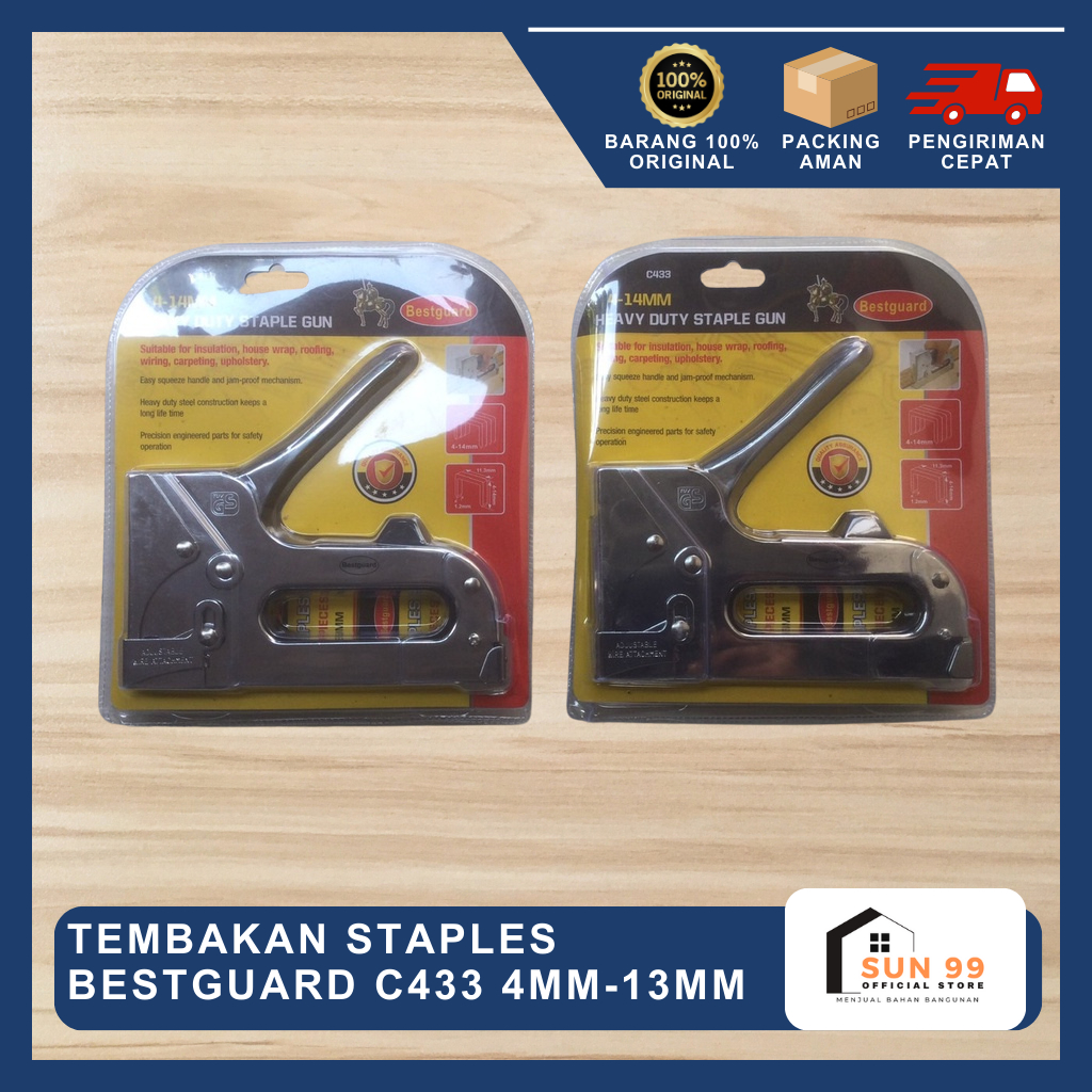 

Staples Tembak Staples Gun BESTGUARD 4 - 14 mm