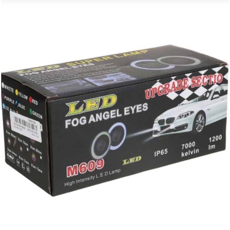 Foglamp Mobil | Foglamp Angel Eyes | Lampu LED Foglight 76mm Projector