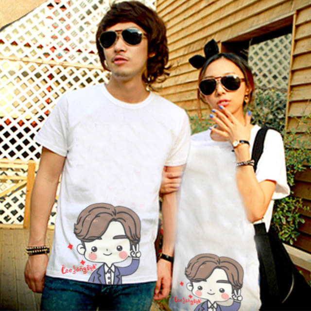 Kaos Lee Jong Suk Tshirt 100% Cotton | Tangan Pendek & Tangan Panjang | Ready Stock Siap Kirim | Lan