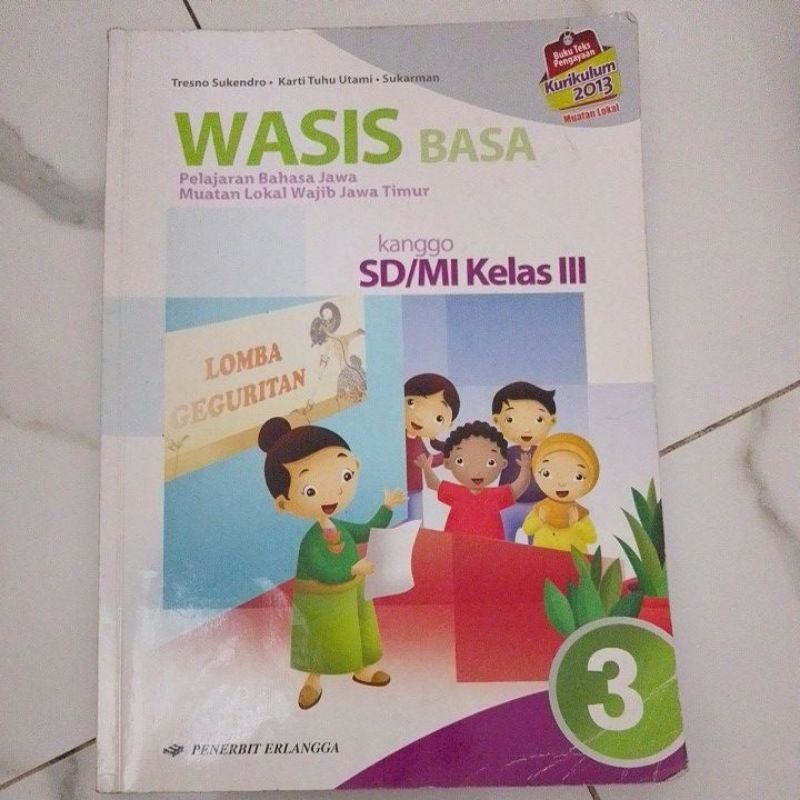 

buku bahasa Jawa Wasis Basa kelas 3 SD/MI