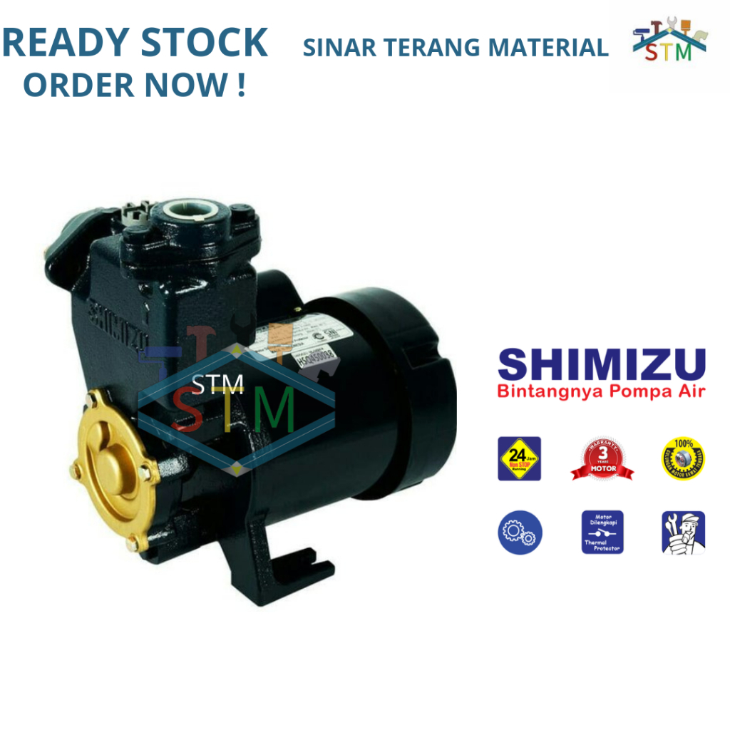 Pompa Air Shimizu PS-226 BIT /Pompa Air Sumur Dangkal Non Otomatis /Pompa Air Shimizu Tanpa Otomatis