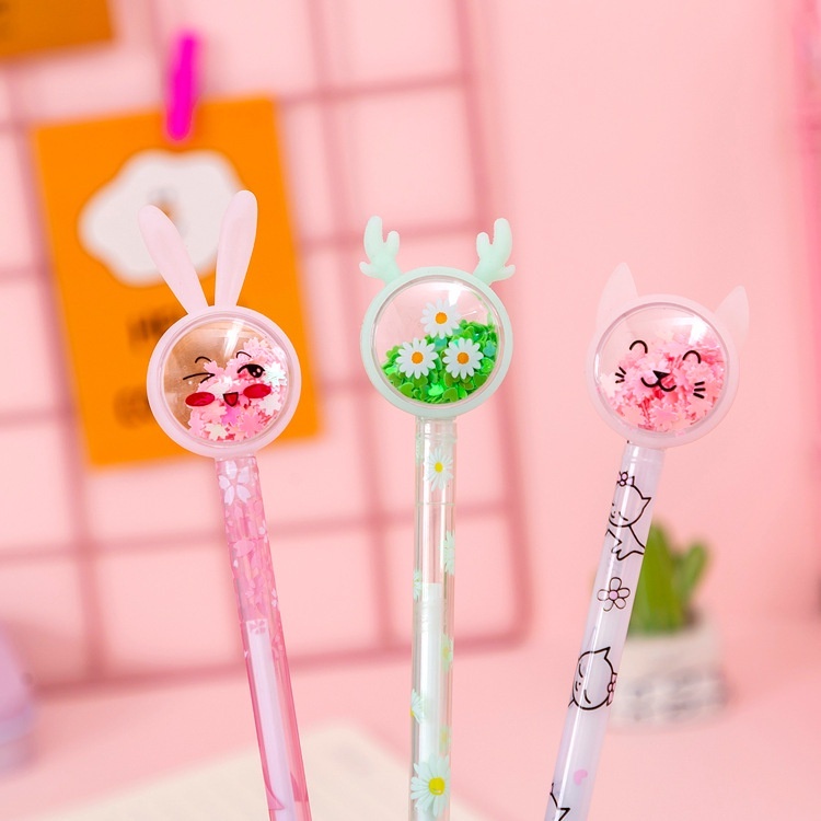 

Pulpen Gel Telinga Lucu / Ballpoint Alat Tulis Sekolah Kantor