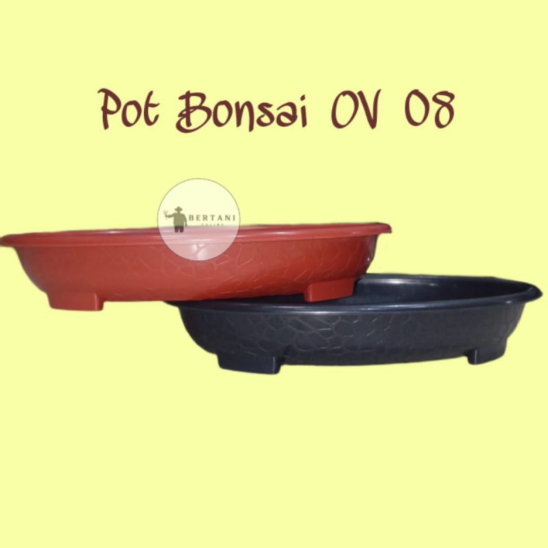Pot Bonsai OV 08 Budi Jaya Plastik