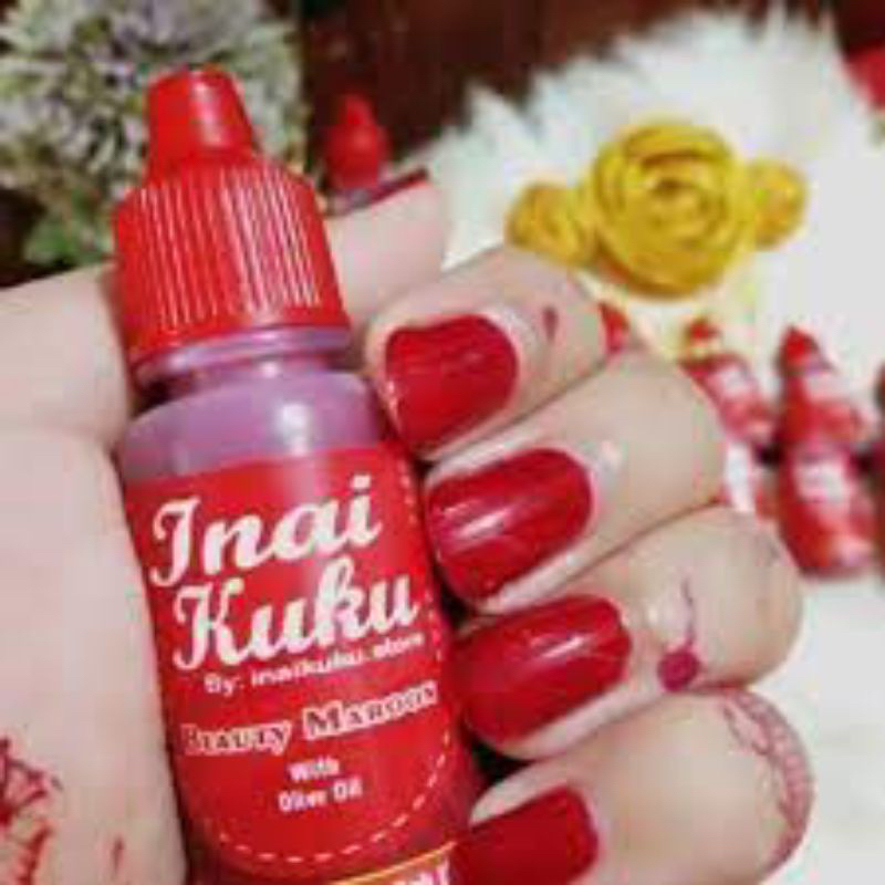 Inai Kuku Halal Iai  Kuku Fatimah 15ml ecer dan grosir inai sah untuk solat inaikuku muslimah