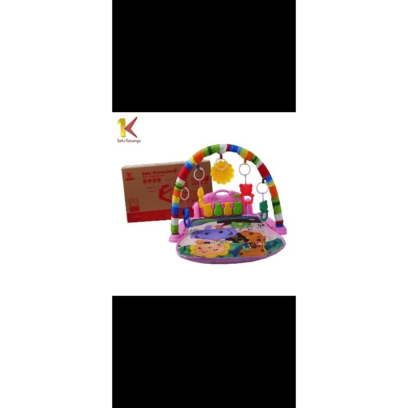 (PRELOVED) NEW baby fitness piano/baby play gym mainan anak