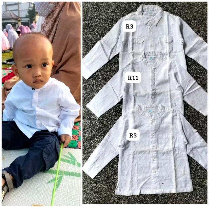 Koko Lengan Panjang Pipiniko Anak Cowok