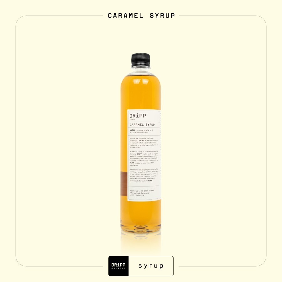 

Dripp Syrup Caramel 760 ML - Rasa Caramel 760 ML