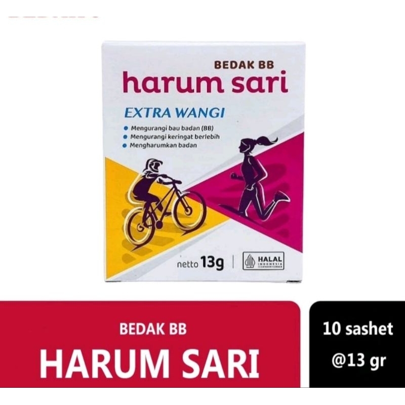 BB HARUM SARI BEDAK KETIAK isi 10 sachet.
